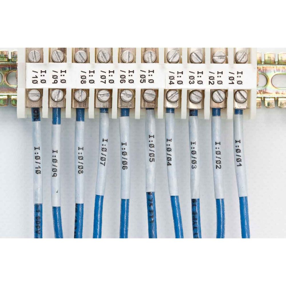 B333752342 - Heat Shrink Wire/Cable Labels, 0.375" D X 2" WH - Image 5