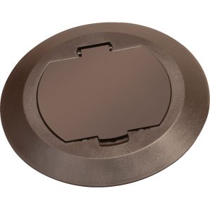 FLBC4520BR - Brown Flip CVR W/Level Ring