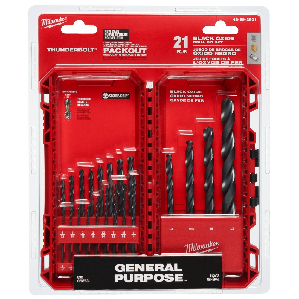 48892801 - Thunderbolt Black Oxide Drill Bit Set - 21PC - Image 5