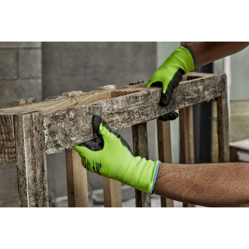 48738923 - Cut 2 High Vis Gloves - Extra Large - Image 6