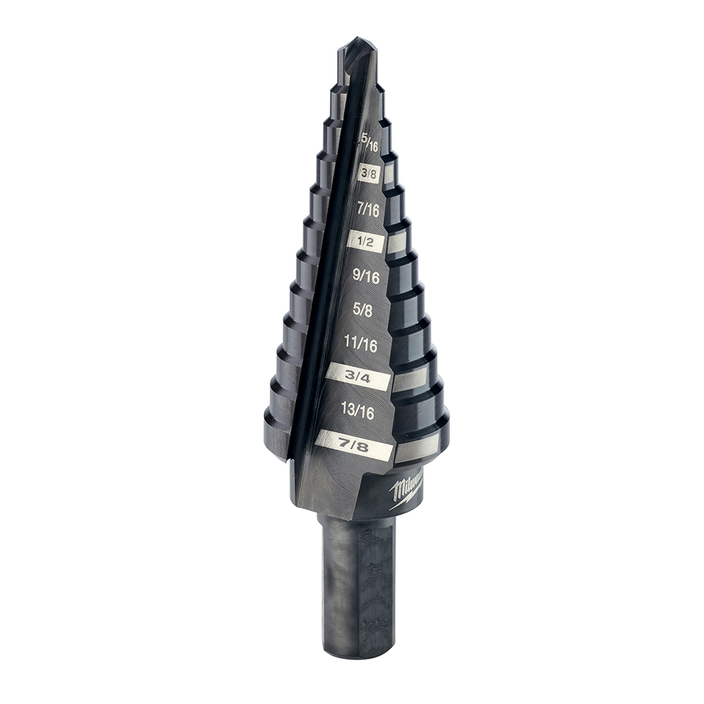 48899204 - #4 Step Drill Bit, 3/16" - 7/8" By 1/16"