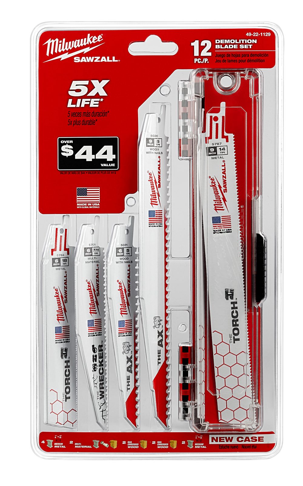 48005713 - 9" 10 Tpi The Torch Sawzall Blade - 5PK - Image 3
