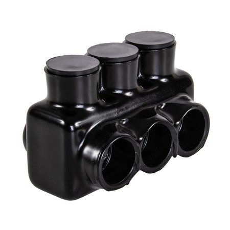 IPL103 - 1/0-#14 3 Pole Polaris Connector Block