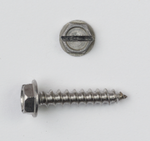 10X112HWHSTSZJ - #10 X 1-1/2 HWH SL/PH Combo Tapping Screw Zinc