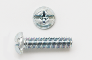 14X1RHCMSZJ - 1/4-20 X 1 RH SL/PH Combo Machine Screw Zinc