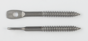 14X3AELSJ - 1/4 X 3 Acoustical Eye Lag Screw Zinc