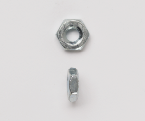 832HMSNZJ - 8-32 Hex Machine Screw Nut Zinc