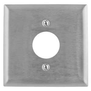 SS749 - Wallplate, 2-G, 1) 1.60", SS
