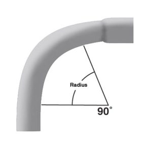 5233837 - 3" SCH40 90D 24"R PVC Elbow Bell End