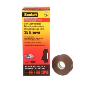 35BR - Vinyl Color Coding Elec Tape 35, 3/4" X 66', BR