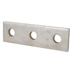 AB207EG - 3H Flat Straight Electro Galvd Fitting