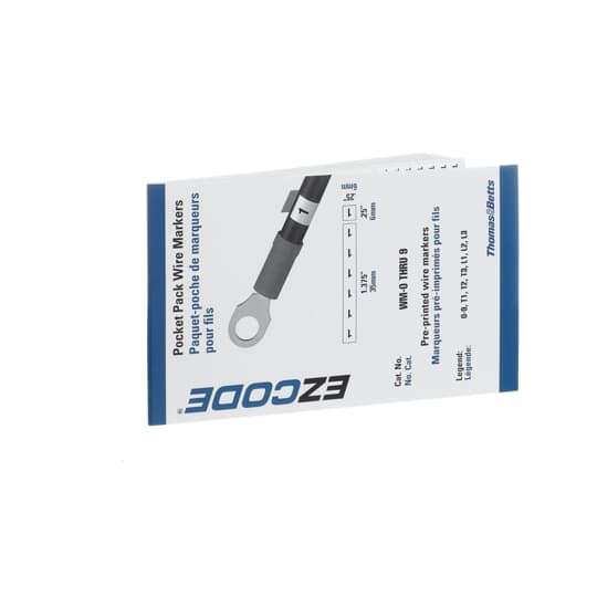 WM09 - 0-9 Wire Marker Book - Image 2