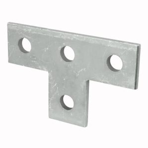 AB220EG - 4H Flat Tee Electro Galv Fitting