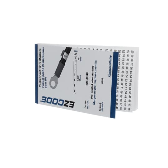 WM09 - 0-9 Wire Marker Book - Image 4
