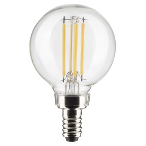 S21211 - 5.5W Led G16.5 4000K Clear - Candelabra Base