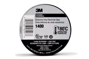 140034X60 - Economy Elec Vinyl Tape 3/4" X 60', Black, 10/Carton