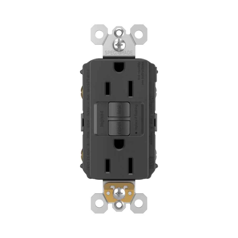 1597BK - Radiant Self Test Duplex Gfci 15A 125V BK - Image 2