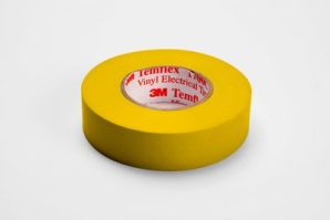 1700CYLW - Tem Vinyl Electrical Tape 1700C, 3/4" X 66', Yellow