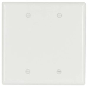 2037WB0X - Wallplate 2G Blank THRMST Box MNT Mid WH