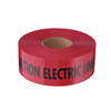 22126 - 3" X 1000' Red Caution Electric Line Below Tape