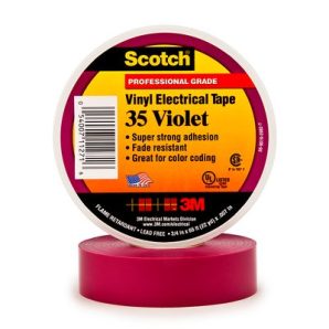 35VI - Vinyl Color Coding Elec Tape 35, 3/4" X 66', VL