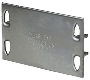 411 - 1-1/2'' X 2-3/4'' 16 Gauge Safety Plate