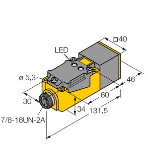 4280890 - NI40U-CP40-FDZ30X2-B1131 Uprox Sensor