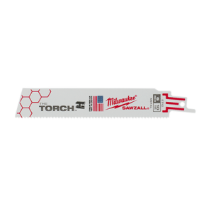 48005784 - 6" 18 Tpi The Torch Sawzall Blade - 5PK