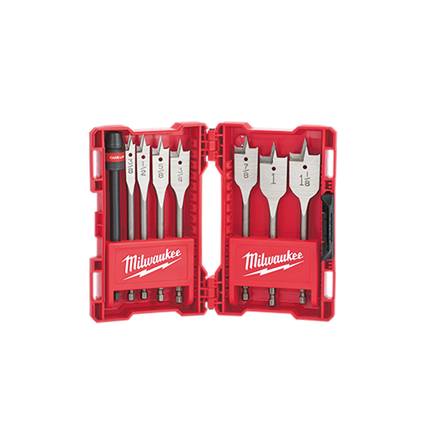 49220175 - Flat Boring Bit 6" Universal Set - 8PC - Image 4