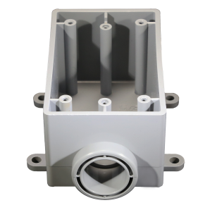 5133463 - 1G PVC FS Box W/ (2) 1/2" Hole