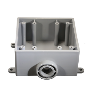 5133381 - 2G PVC FS Box W/ (1) 3/4" Hole