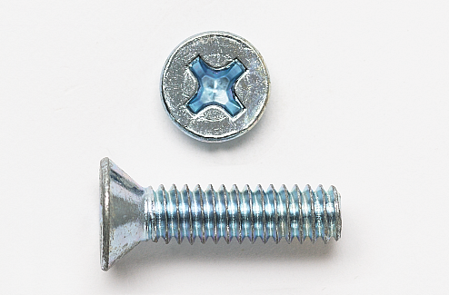 632X1FHPMSZJ - 6-32 X 1 FH Phillip Machine Screw Zinc