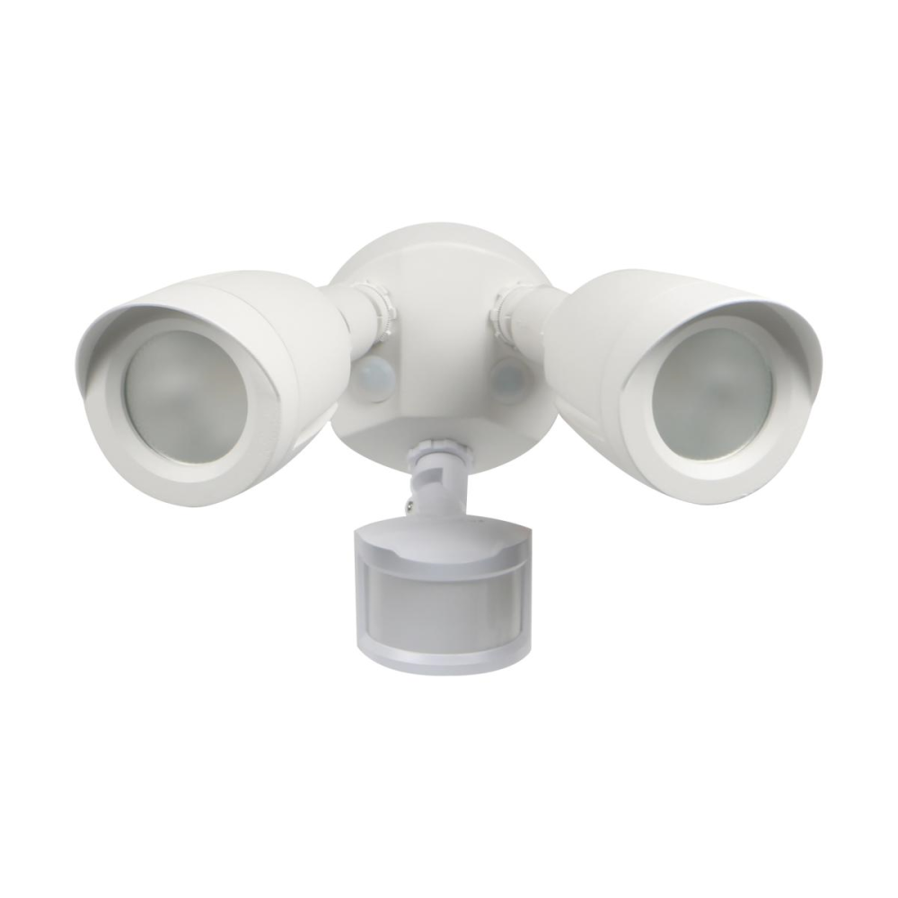 65717 - Led Double Head Security Light W/Sensor 40K White