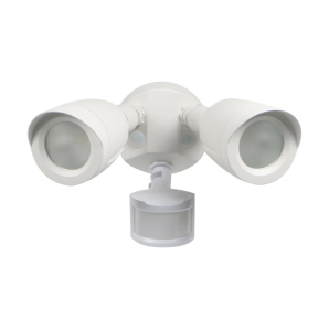 65717 - Led Double Head Security Light W/Sensor 40K White