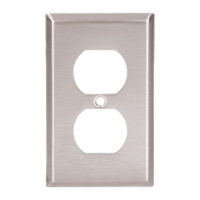 93901B0X - Wallplate 1G Duplex Receptacle Mid SS