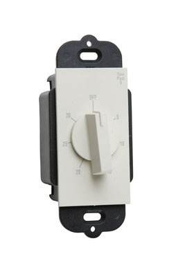 97030W - Wall Box Decorator Rotarytimer, White
