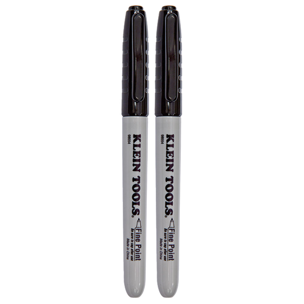 98554 - Fine Point Permanent Markers, 2PK - Image 3