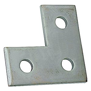 AB219EG - 3H Flat "L" Electro Galv Fitting
