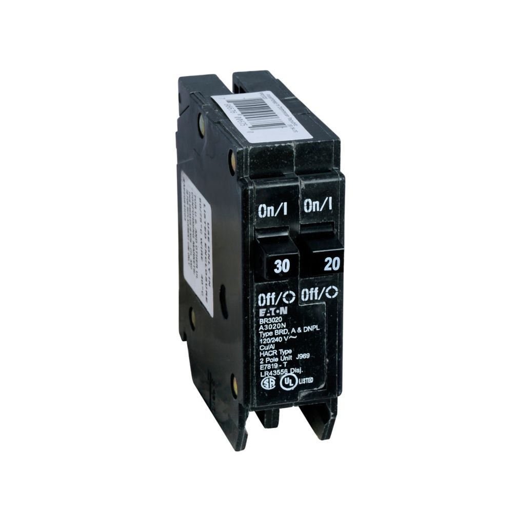 BR3030 - BR Duplex BRKR 2-30A/1 Pole 120/240V 10K Non-CTL - Image 2