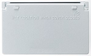 CA26WH - 1G Wallplate Horizontal Decor Cover WH