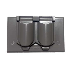 CA8GH - Horizontal Duplex Cover Wallplate