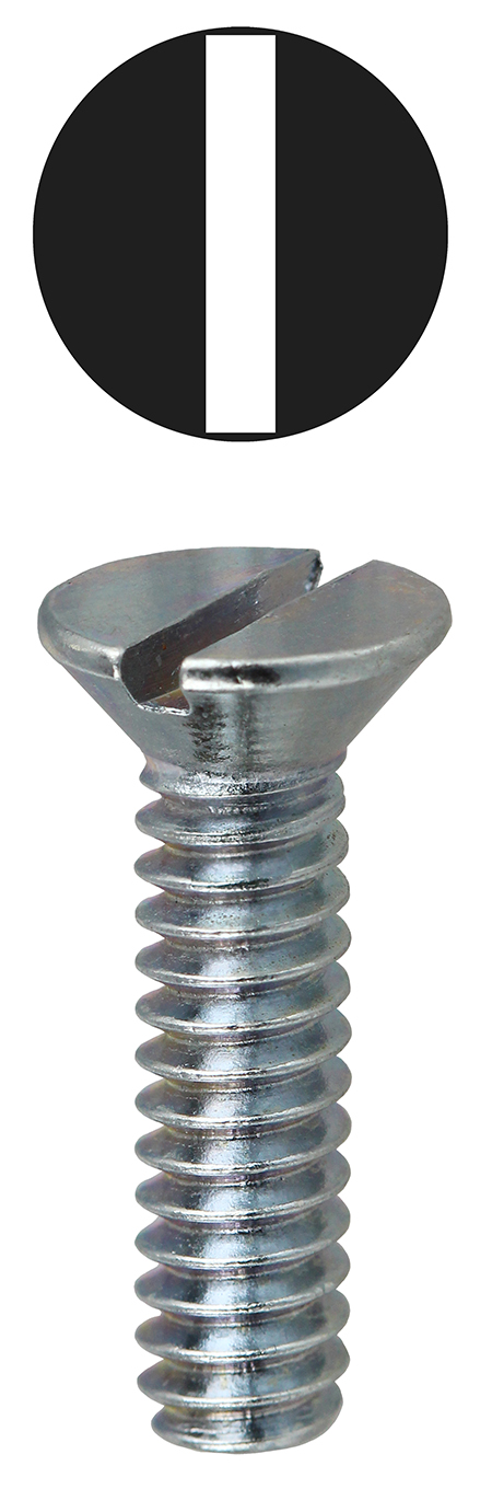 FM632112 - #6-32 X 1-1/2'' Slotted Flat Head Machine Screw - Image 3