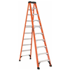 FS1410HD - 10' Fiberglass Stepladder Iaa