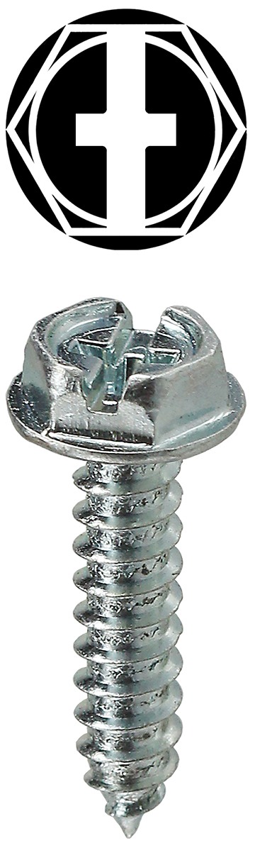 HWSMS10112 - #10 X 1-1/2'' Phil/Slot HWH Sheet Metal Screw - Image 3