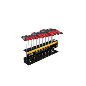 JTH910E - Hex Key Set, Sae, T-Handle, 9" With Stand, 10PC