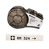 M21500430 - CL Polyester Labels 0.5" X 21' BK/CL M Series Brady®