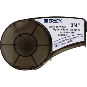 M21750499 - Multi-Purpose Nylon Labels W/Ribbon, 0.75"