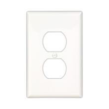 PJ8RD - Wallplate 1G Duplex Poly Mid RD - Image 2