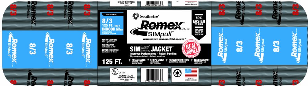 RX83WG125 - 8/3 WG Romex-125' - Image 6