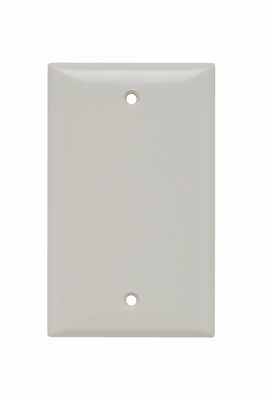 SP13LA - Smooth Wallplate 1G Blank Box Mount La